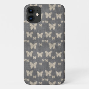 Etui iPhone Case-Mate Motif Papillon, Motif De Papillons, Gris