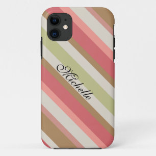 Coque iPhone 11 Motif Paprika Stripes