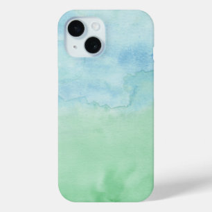 Coque Case-Mate iPhone Motif Pastel Blue Green Aquarelle Abstrait