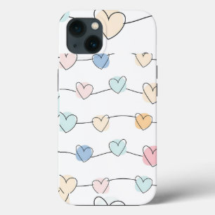 Case-Mate iPhone Case Motif Pastel Heart Strings   Mini