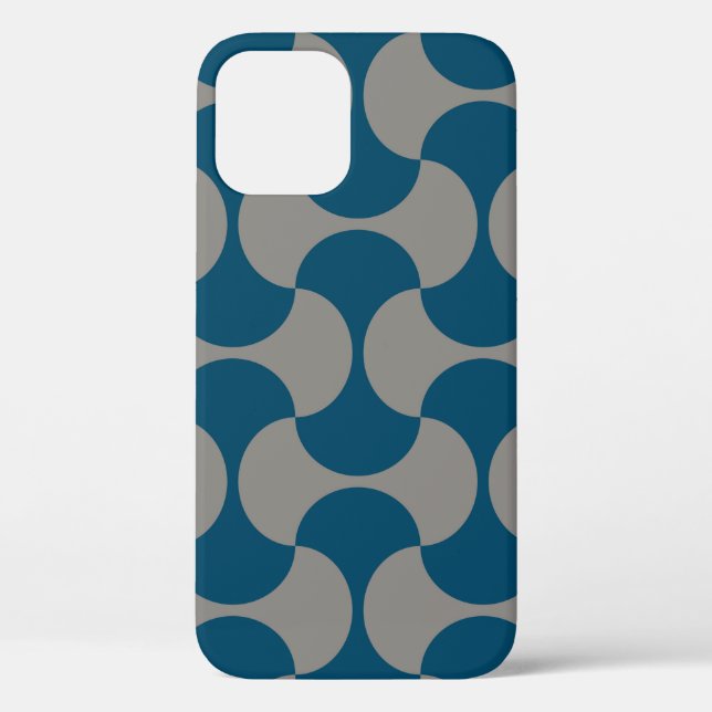 Coques Case-Mate iPhone Motif pastel sans charme dans le style années 60.  (Verso)