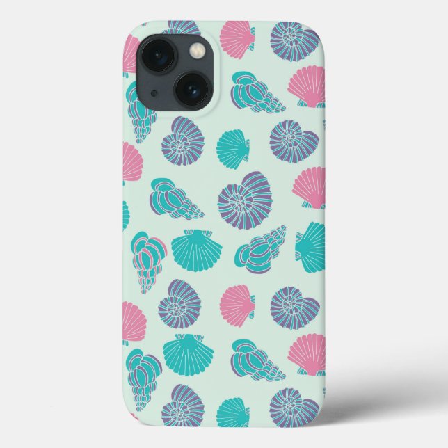 Coques Case-Mate iPhone Motif Pastel Seashell 1 (Verso)