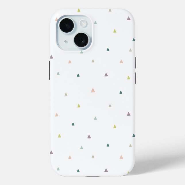 Coques Case-Mate iPhone Motif Pastel Triangle (Verso)