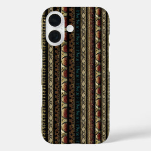 Coque Pour iPhone 16 Motif Peau de Serpent