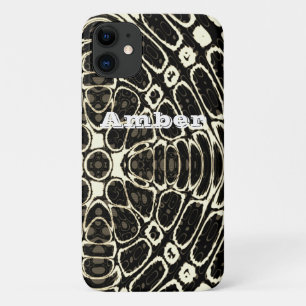 Case-Mate iPhone Case Motif personnalisé d'écailles de reptile Brun Tan