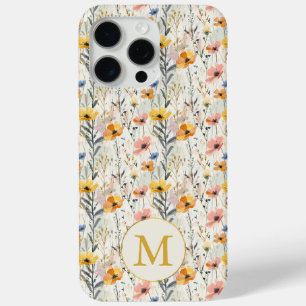 Coque Case-Mate iPhone Motif personnalisé Fleurs de prairie Gouache
