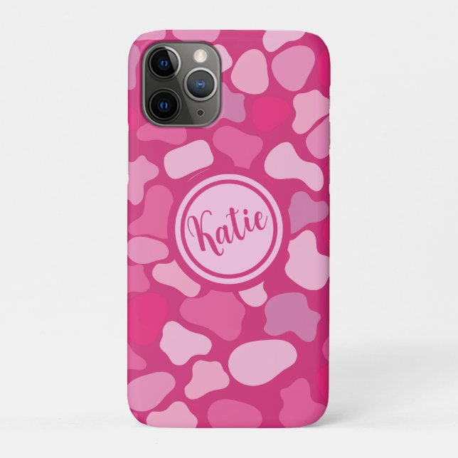 Coques Case-Mate iPhone Motif Pierre Rose- (Dos)