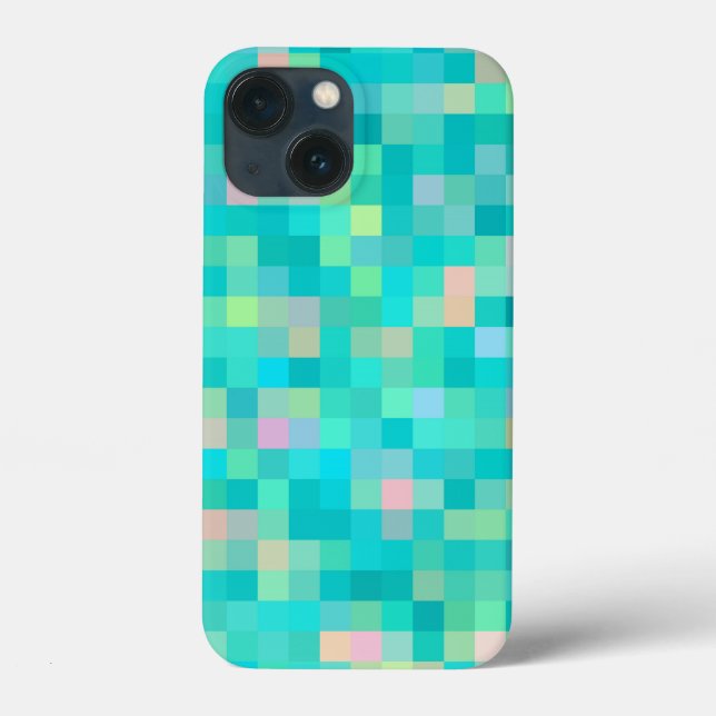 Coques Case-Mate iPhone Motif Pixel Art Multicolor tendance (Verso)