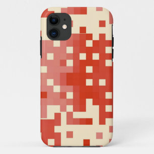 Coque Case-Mate Pour iPhone Motif Pixel rouge et rose
