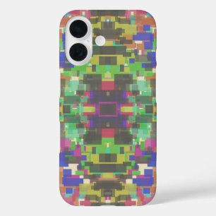 Coque Pour iPhone 16 Motif Pixelé Au-Delà Des Couleurs De L'Arc En Ciel