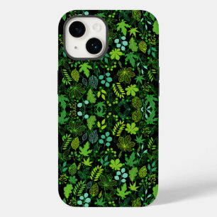 Coque Case-Mate iPhone motif plante.14b BG noir