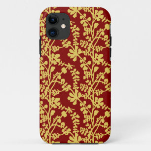 Case-Mate iPhone Case Motif Plante Répétant Rouge Et Jaune Bandana