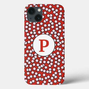 Coque Case-Mate iPhone Motif pointillé de monogramme