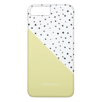 Motif pois Absence Jaune Personnalisé