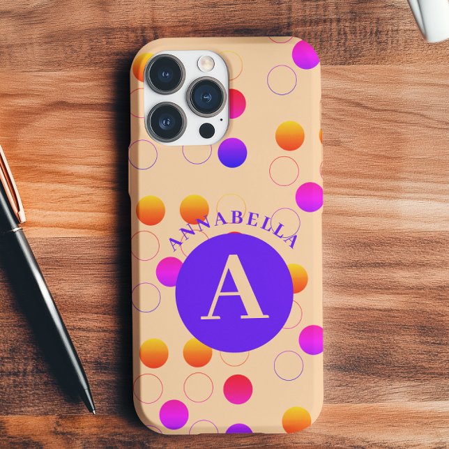 Coques Case-Mate iPhone Motif Pois Abstrait (Créateur téléchargé)