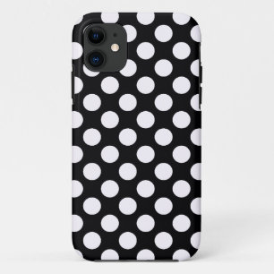 Etui iPhone Case-Mate Motif Pois noir et blanc
