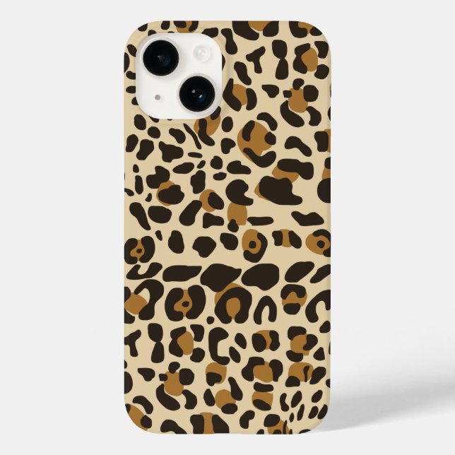 Coques Case-Mate iPhone Motif Poster de animal Leopard Jaguar (Verso)