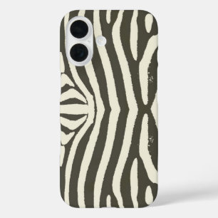 Coques iPhone 16 Motif Poster de animal Zebra Stripe