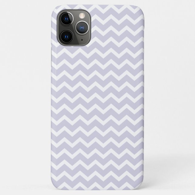 Coques Case-Mate iPhone Motif pourpre de chevrons de zigzag d'orchidée (Dos)