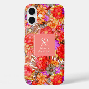 Coque Pour iPhone 16 Plus Motif Protea personnalisé