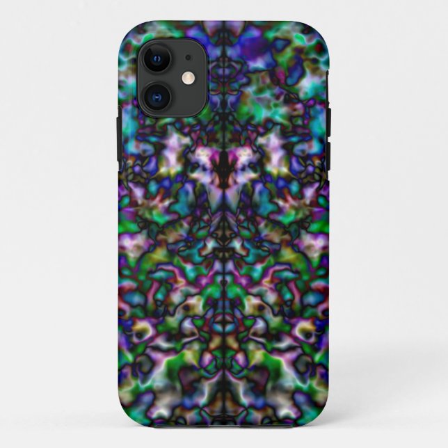 Coques Case-Mate iPhone Motif psychédélique coloré (Dos)