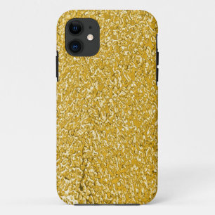 Coques Pour iPhone Motif PURE GOLD Splatter + votre texte