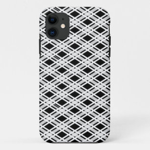 Coque iPhone 11 Motif rayé de plaid