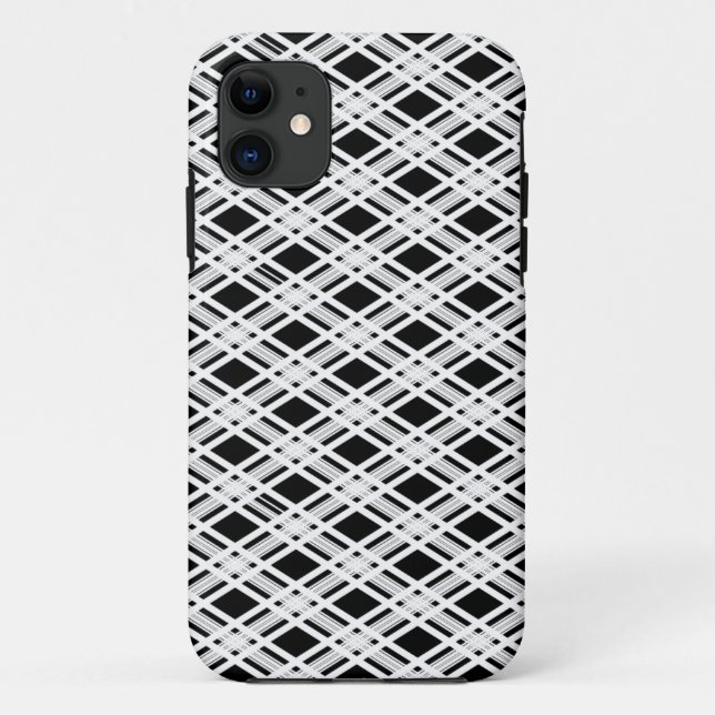 Coques Case-Mate iPhone Motif rayé de plaid (Dos)