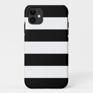 Coque Case-Mate Pour iPhone Motif rayé noir et blanc
