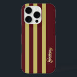 Coque iPhone 16 Pro Motif rayé vert Chartreuse et bordeaux<br><div class="desc">Protégez votre téléphone avec style grâce à cette coque iPhone 16 Pro à motif rayé vert chartreuse et burgundy, conçue pour un look audacieux, moderne et avant-gardiste. La combinaison saisissante de vert chartreuse vibrant et de burgundy profond crée un design rayé dynamique qui se démarque tout en conservant une esthétique...</div>
