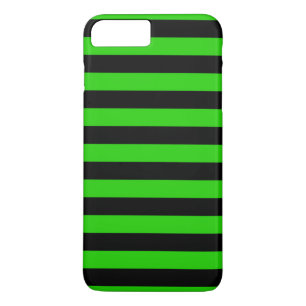 Coque Case-Mate iPhone Motif rayé vert et noir gras