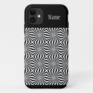 Case-Mate iPhone Case Motif rayonnant noir blanc Thunder_Cove
