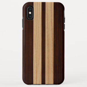 Etui iPhone Case-Mate Motif rayures de bois de rose foncé aspect grain d