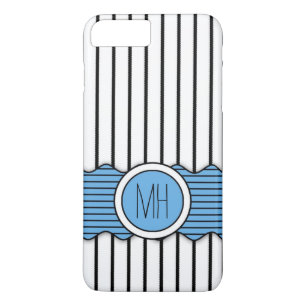 Coque Case-Mate iPhone Motif Rayures fines Vert Blanc Noir