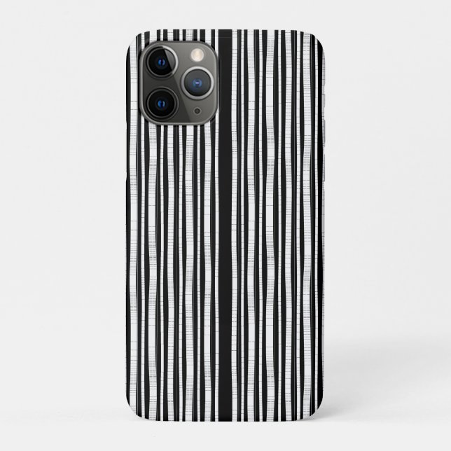Coques Case-Mate iPhone Motif rayures verticales modernes (Dos)