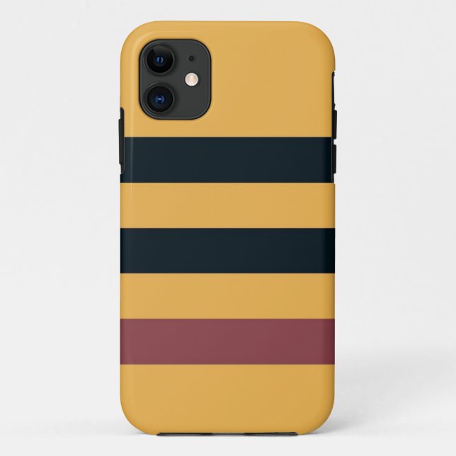 Coques Case-Mate iPhone motif rayures vintages (Dos)