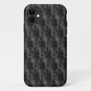 Case-Mate iPhone Case Motif réaliste des chrysanthèmes noirs - Noir
