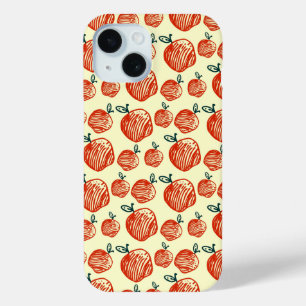 Coque Case-Mate iPhone Motif Red Apple Doodle