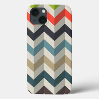 iPhone 13 Case Motif Retro Chevron