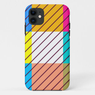 Coque Case-Mate Pour iPhone Motif rétro coloré rayé