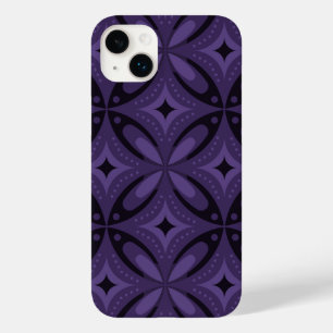 Coque Case-Mate iPhone Motif Rétro de Couleur Violet Foncé
