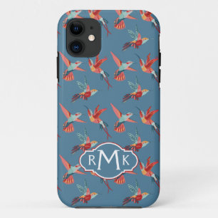 Coque Case-Mate iPhone Motif Rétro Hummingbird  Monogramme