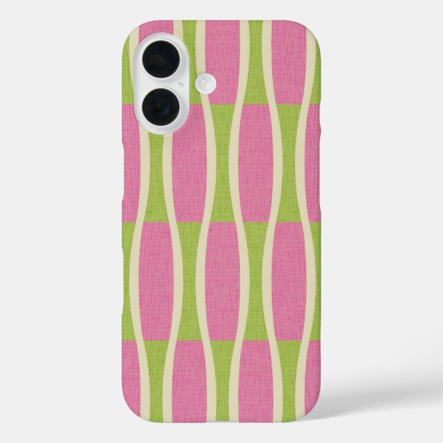 Coques Case-Mate iPhone Motif rétro Mid-Century Moderne (Verso)