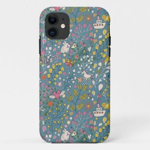 Coque Case-Mate Pour iPhone Motif romantique abstrait avec la bande dessinée