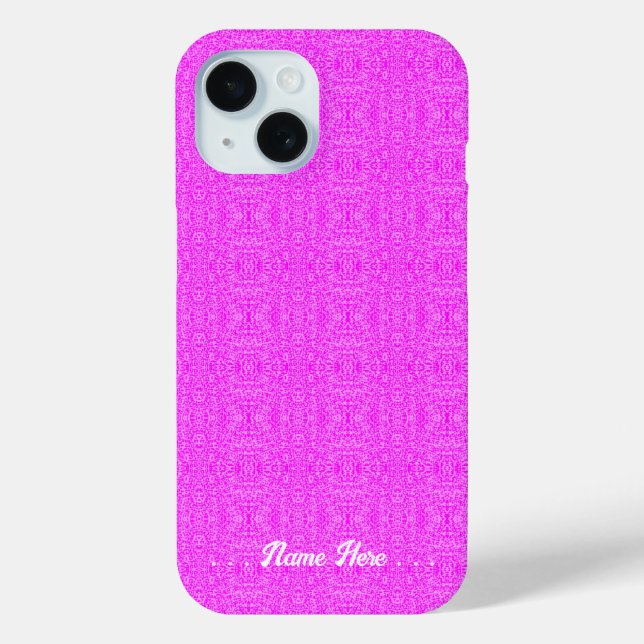 Coques Case-Mate iPhone Motif rose Abstrait personnalisé (Verso)