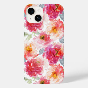 Coque Case-Mate iPhone Motif rose Aquarelle Peony