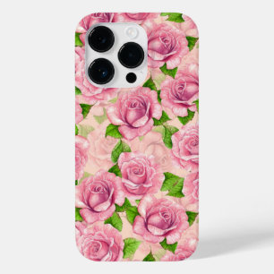 Coque Case-Mate iPhone Motif rose d'aquarelle rose