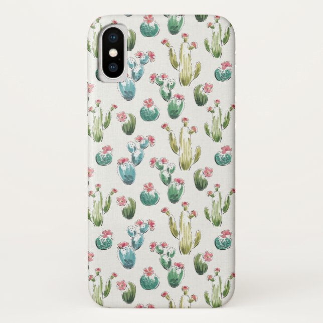 Coques Case-Mate iPhone Motif rose d'étape | de fleur de désert (Dos)