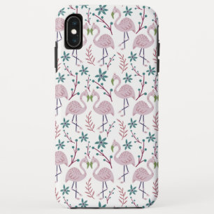 Case-Mate iPhone Case Motif rose flamingo sans couture sur arrière - pla