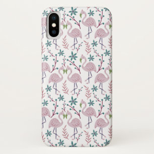 Case-Mate iPhone Case Motif rose flamingo sans couture sur arrière - pla